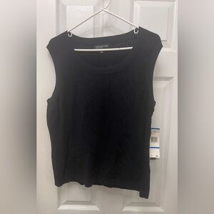 Jones New York Elegant Black Tank Top